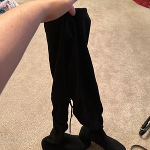 Women thigh high boots size 9